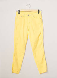 Pantalon 7/8 elasticitate mărime normală galben DENIM STUDIO femeie