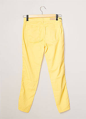 Pantalon 7/8 elasticitate mărime normală galben DENIM STUDIO femeie