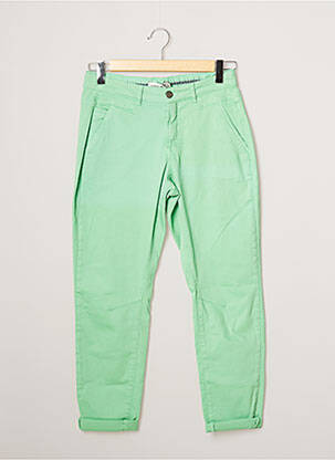 Pantalon 7/8 țesătură poplin mărime normală verde SUMMUM femeie