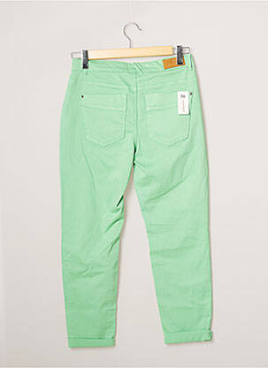 Pantalon 7/8 țesătură poplin mărime normală verde SUMMUM femeie