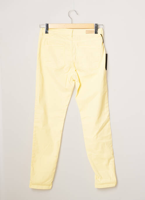 Pantalon slim galben DENIM STUDIO femeie