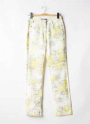 Pantalon drept galben SANDWICH femeie