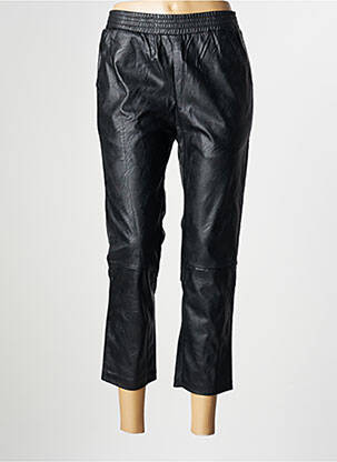 Pantalon 7/8 talie înaltă talie înaltă negru SPARKZ femeie