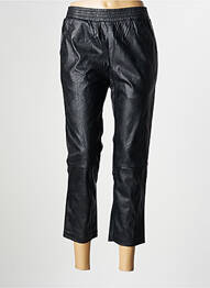 Pantalon 7/8 talie înaltă talie înaltă negru SPARKZ femme