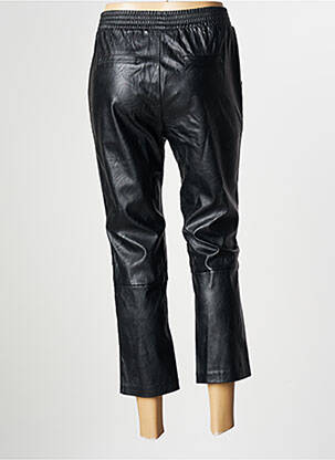Pantalon 7/8 talie înaltă talie înaltă negru SPARKZ femeie