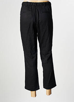 Pantalon 7/8 talie înaltă talie înaltă negru SPARKZ femeie