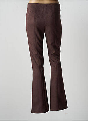 Pantalon evazat elasticitate talie înaltă maro CACHE CACHE femeie