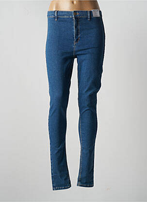 Pantalon slim talie înaltă talie înaltă albastru TOPSHOP femeie