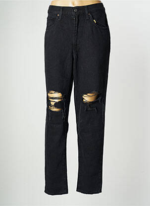 Blugi croială Mom negru LEVIS femeie