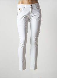 Pantalon slim talie joasă talie joasă alb LOIS femeie