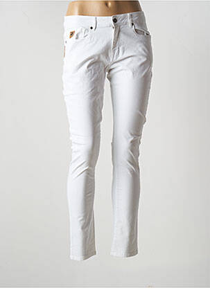 Pantalon slim alb LOIS femeie