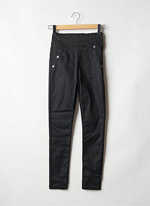 Pantalon slim talie înaltă talie înaltă negru CACHE CACHE femeie