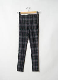 Pantalon slim țesătură poplin talie înaltă negru CACHE CACHE femeie