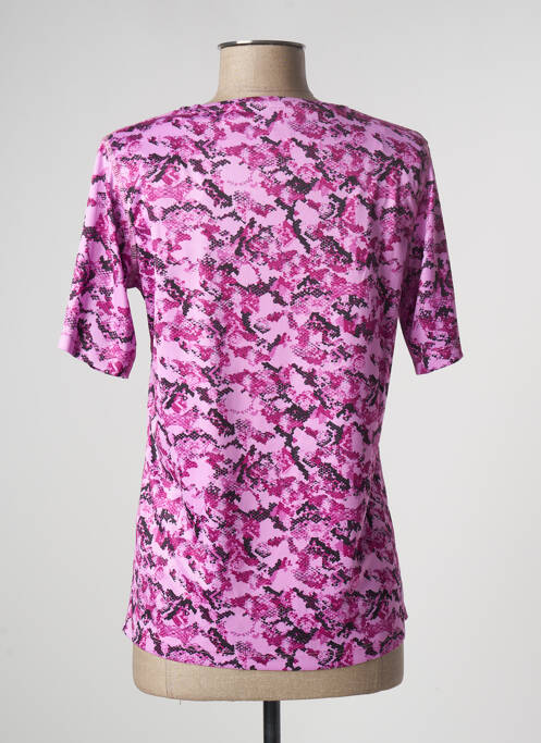 Tricou mâneci trei sferturi mâneci scurte roz SPORT BY STOOKER femme