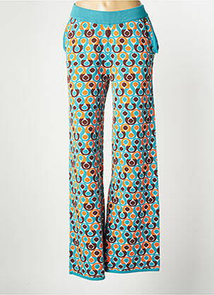 Pantalon larg albastru LOIS femeie