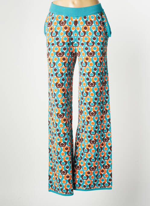 Pantalon larg albastru LOIS femeie
