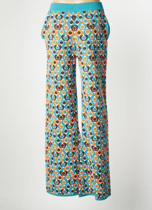 Pantalon larg albastru LOIS femeie