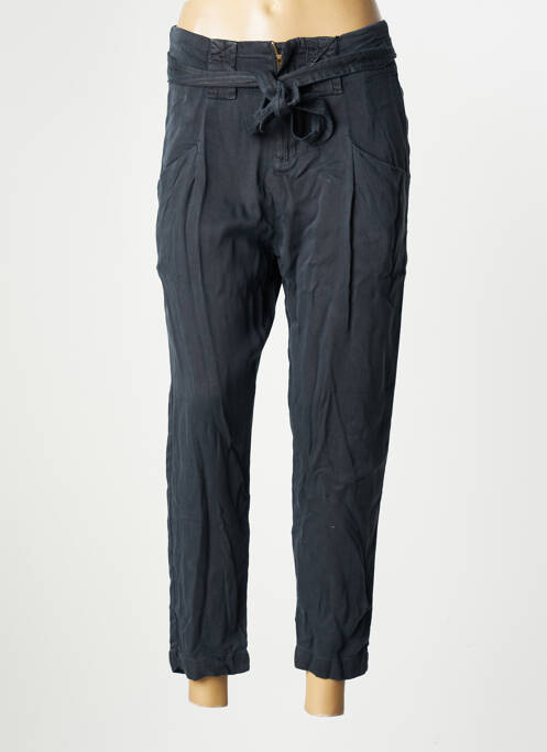 Pantalon 7/8 țesătură poplin mărime normală gri LOIS femme