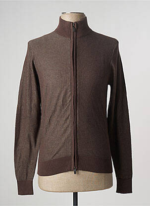 Vestă cu mâneci lungi maro DOPPELGÄNGER bărbat