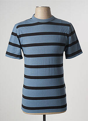 Tricou elasticitate mâneci scurte albastru CELIO bărbat