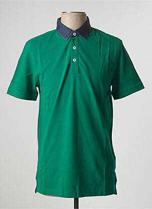 Polo croială dreaptă mâneci scurte verde DOPPELGÄNGER bărbat