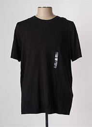 Pulover elasticitate mâneci scurte negru CELIO homme