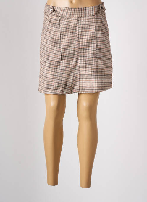 Fustă scurtă maro BONOBO femeie