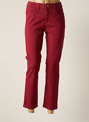 Blugi cu croială dreaptă roșu STOOKER femeie