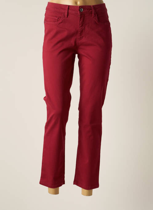 Blugi cu croială dreaptă roșu STOOKER femeie