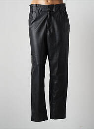 Pantalon drept închidere cu fermoar sub clapetă cu nasturi mărime normală negru BONOBO femme
