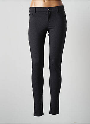 Pantalon slim elasticitate mărime normală negru BONOBO femeie