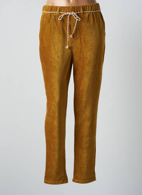 Pantalon chino galben BONOBO femeie