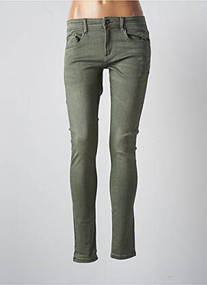Pantalon slim conic mărime normală verde BONOBO femeie