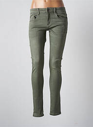 Pantalon slim conic mărime normală verde BONOBO femme