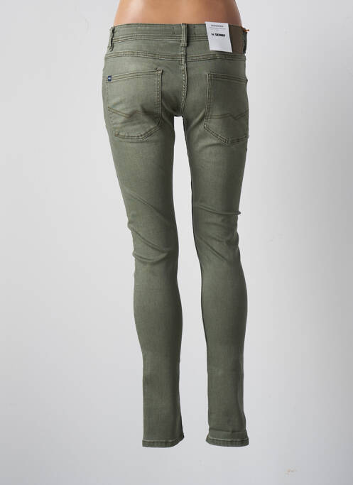 Pantalon slim verde BONOBO femeie