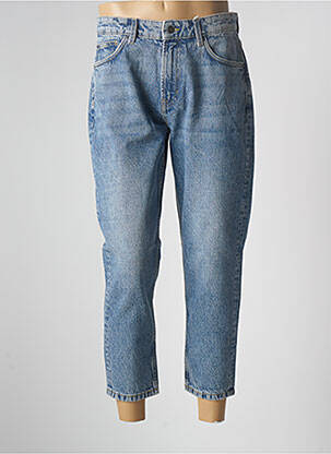 Blugi cu croială dreaptă selecție denim talie înaltă albastru CELIO bărbat