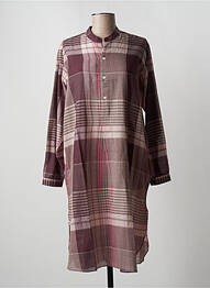 Rochie midi croială fluidă mâneci lungi violet MOIS MONT femeie