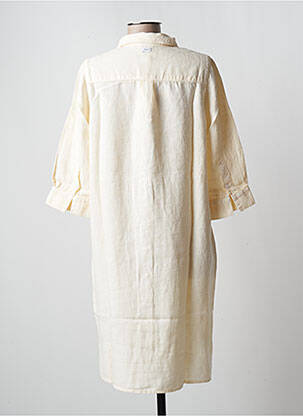 Rochie midi mâneci lungi mâneci lungi bej PENN & INK N.Y femeie
