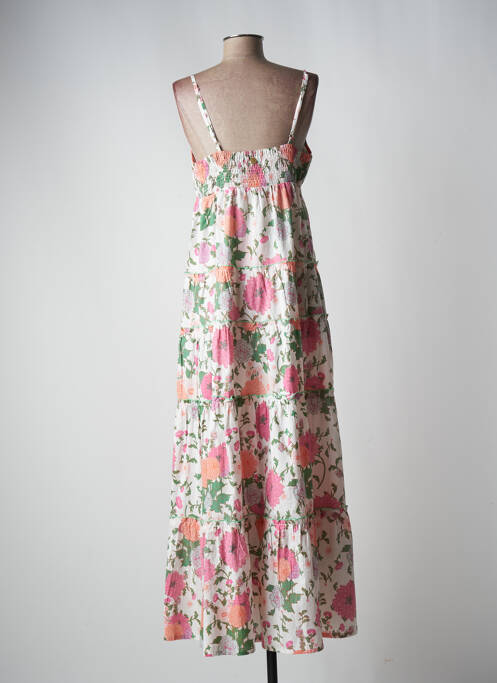 Rochie lungă roz PLACE DU SOLEIL femeie