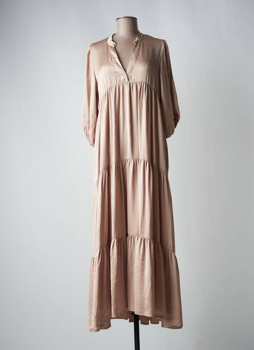 Rochie lungă bej SUMMUM femeie