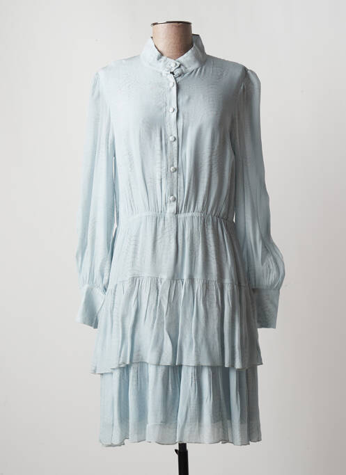 Rochie midi albastru LAUREN VIDAL femeie