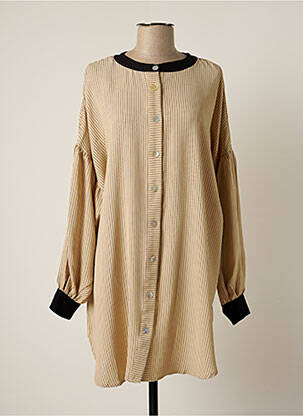 Rochie scurtă bej SKATÏE femeie