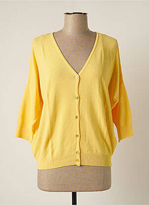 Vestă cu mâneci lungi galben SUMMUM femeie