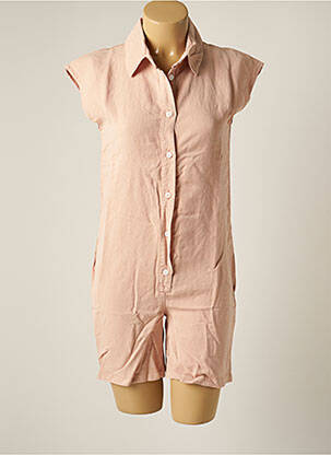 Salopetă scurtă roz DROLATIC femeie