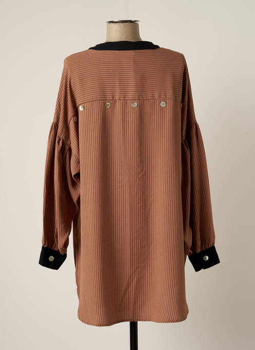 Rochie scurtă maro SKATÏE femeie