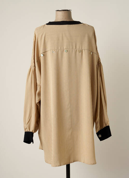 Rochie scurtă bej SKATÏE femeie