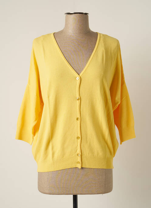 Vestă cu mâneci lungi galben SUMMUM femeie