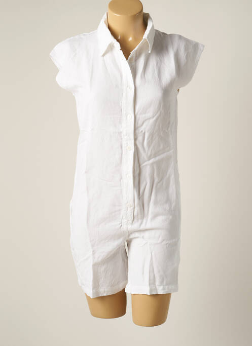 Salopetă scurtă alb DROLATIC femeie