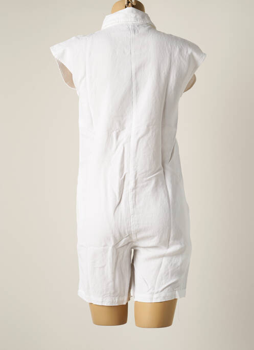 Salopetă scurtă alb DROLATIC femeie