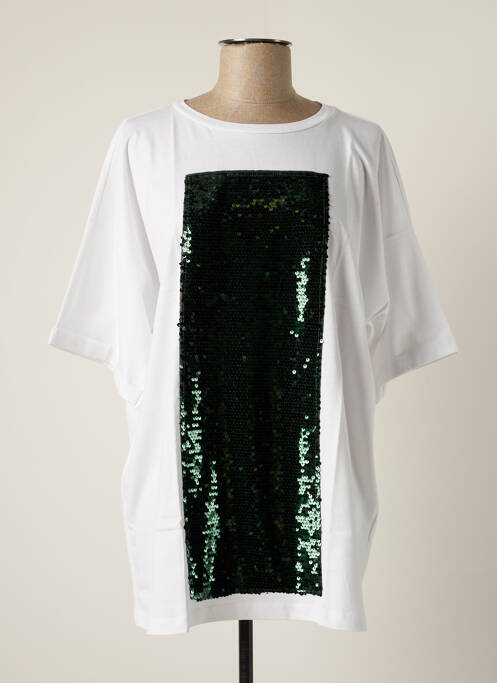 Tricou alb PLEASE femeie